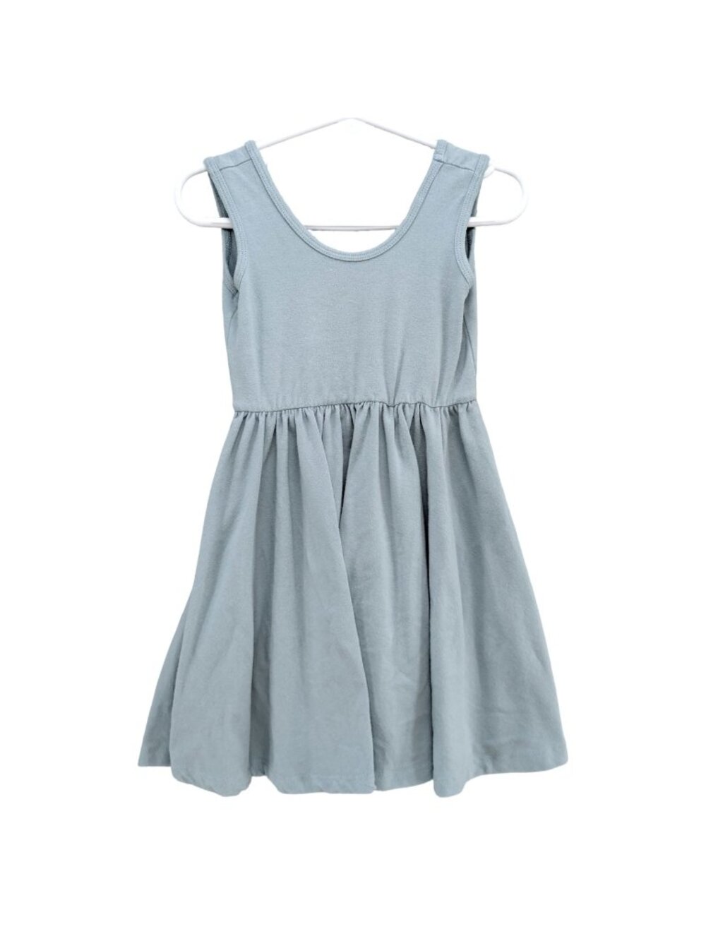 Alice Ames Tank Ballet Dress Girls Slate Blue Sleeveless Cotton Stretch Size 4T